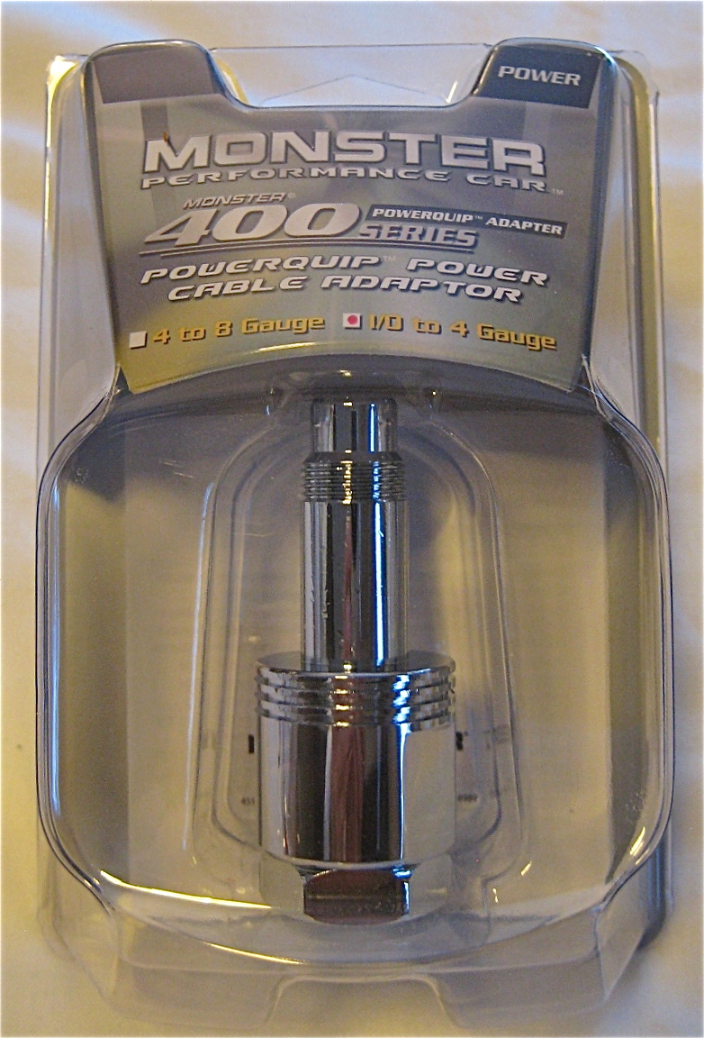 🆕 Monster Car 400 PowerQuip Power Cable Adapter MPC P400 PBS PA-1 SKU:121028 🆕