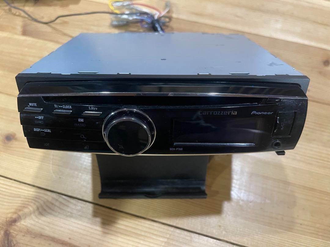 Used Pioneer Carrozzeria DEH-P760 Car Audio 1DIN CD USB AUX Japan