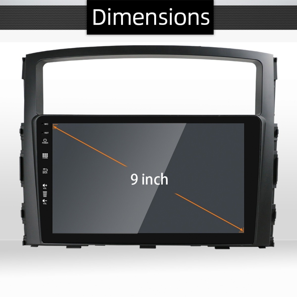 6G+128G CarPlay Car Radio For Mitsubishi Montero 2006-2019 Android 15 GPS Navi