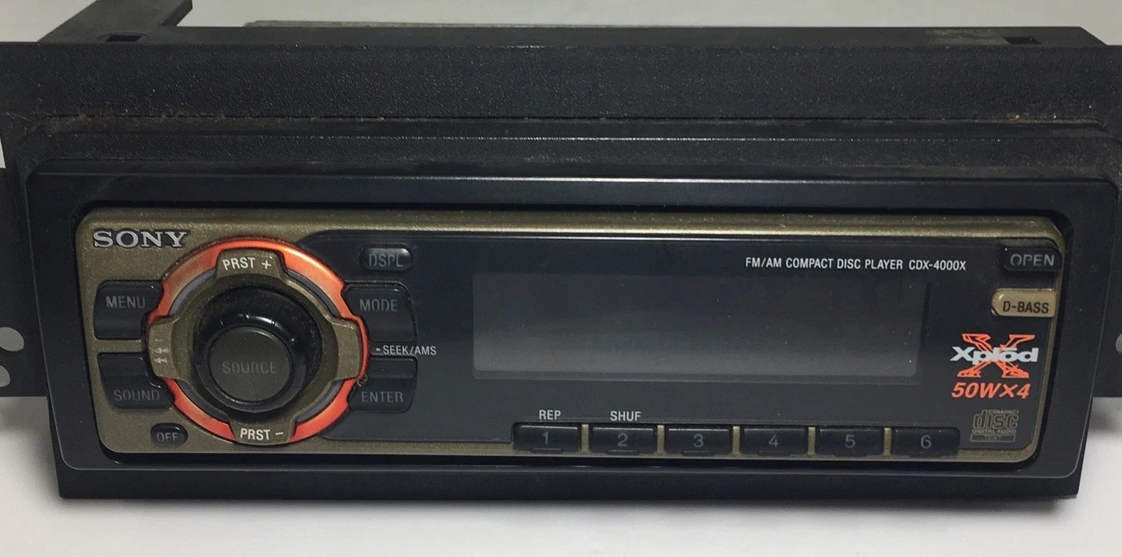 Sony FM/AM Disc Player CDX-4000X X-Plod