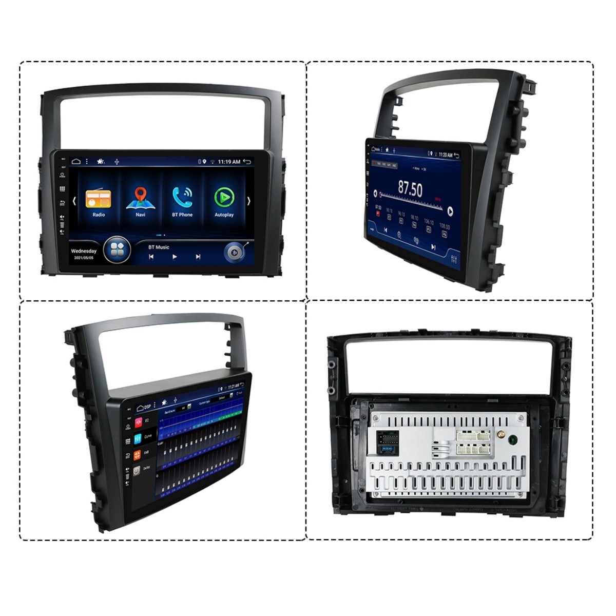6G+128G CarPlay Car Radio For Mitsubishi Montero 2006-2019 Android 15 GPS Navi