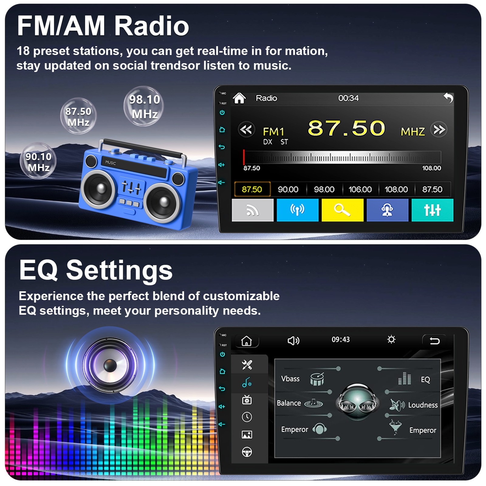 Carplay Car Radio Stereo Navi For Mercury Mountaineer 1998 1999 2000 2001 2002