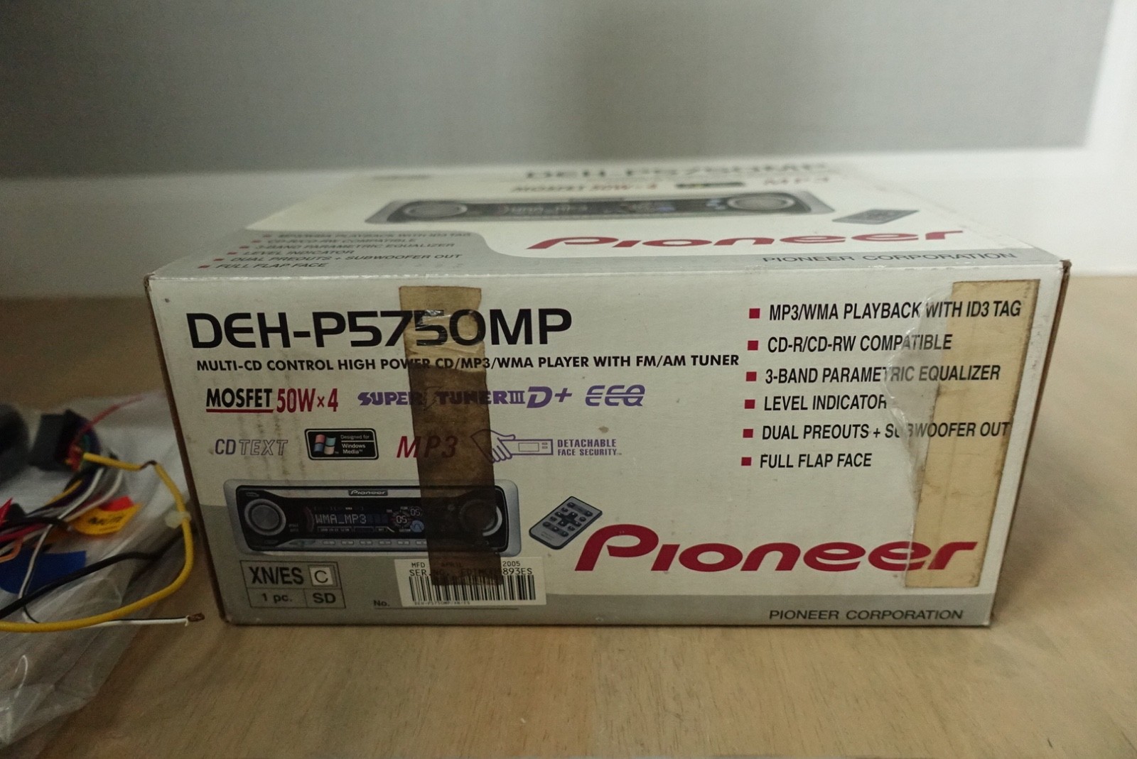 Pioneer DEH-P5750MP. CD/Fm/Aux. New With Open Box.