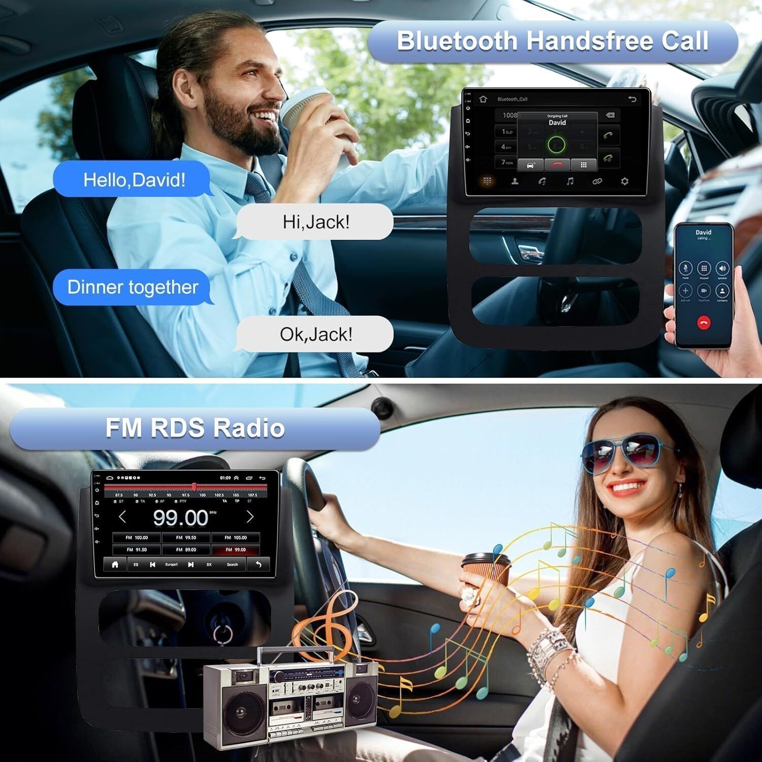 4+64G Car Radio Stereo Carplay For 2002-2005 Ram 4+64G 9in EQ FM RDS 1280*800