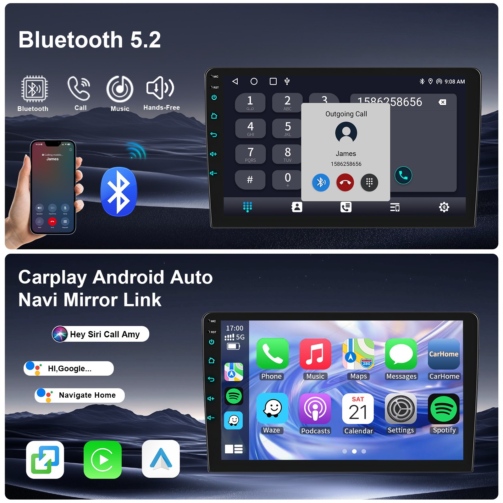 Carplay Car Radio Stereo Navi For Mercury Mountaineer 1998 1999 2000 2001 2002