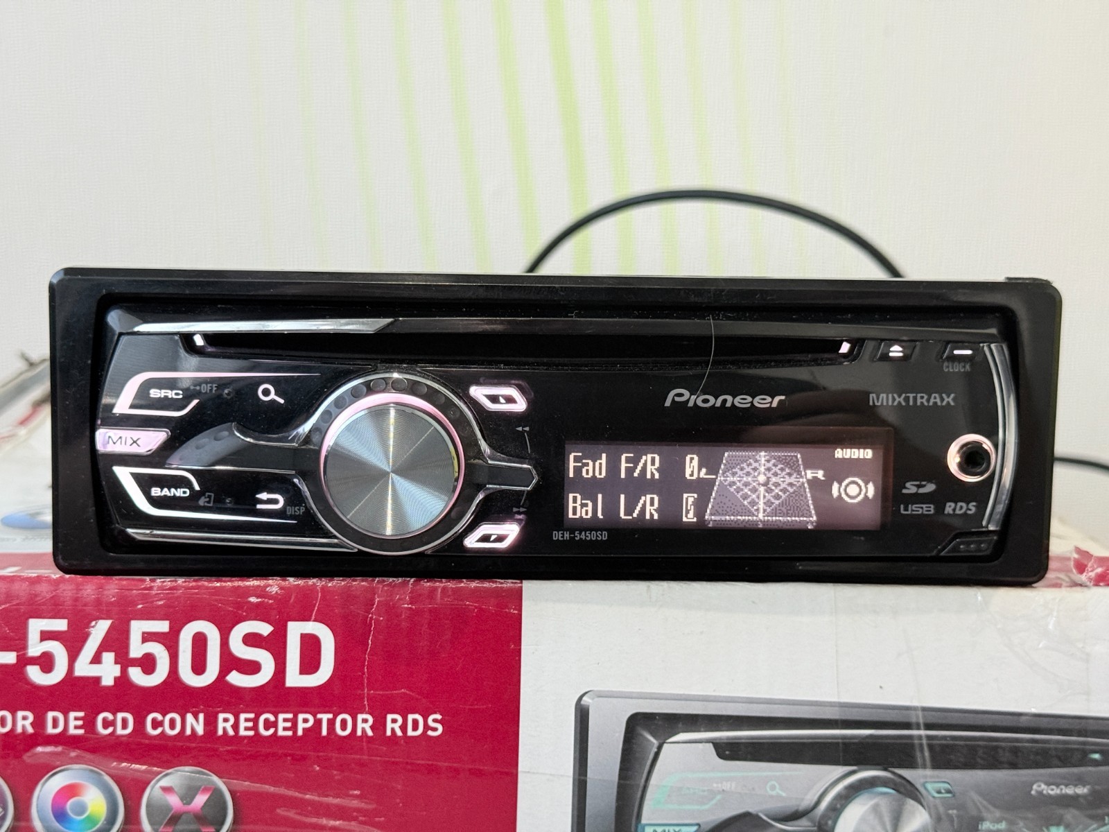 Pioneer DEH-5450SD Car Stereo Cd Player USB Sd AUX MP3 1DIN Radio