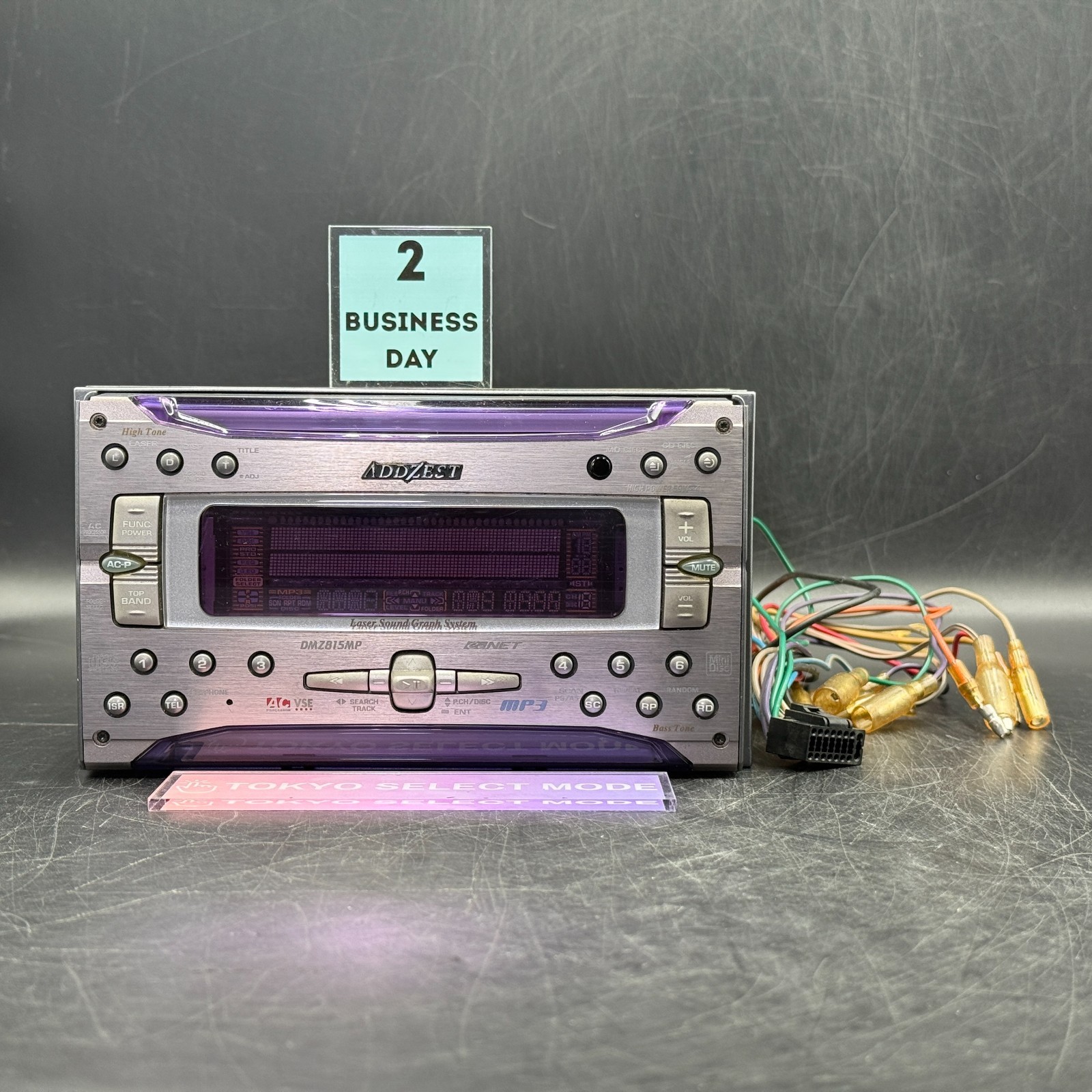 Addzest DMZ815MP 2DIN Car Audio CD MD Player JDM DSP Laser Light Tested in Stock