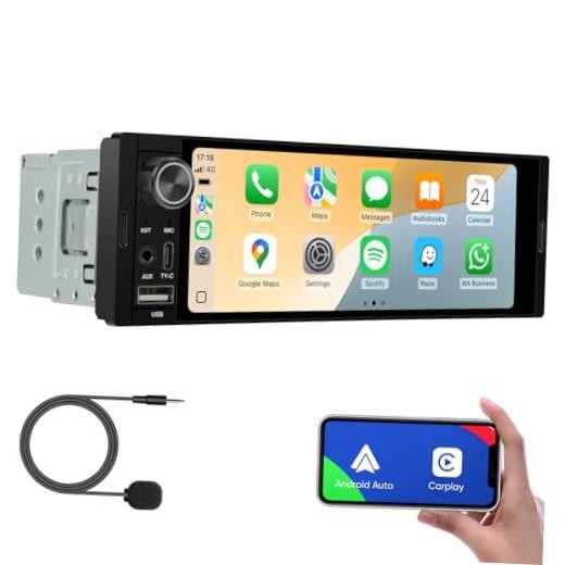 6.36-Inch Touchscreen Car Stereo – Linux System – Single 6.36-SD-02