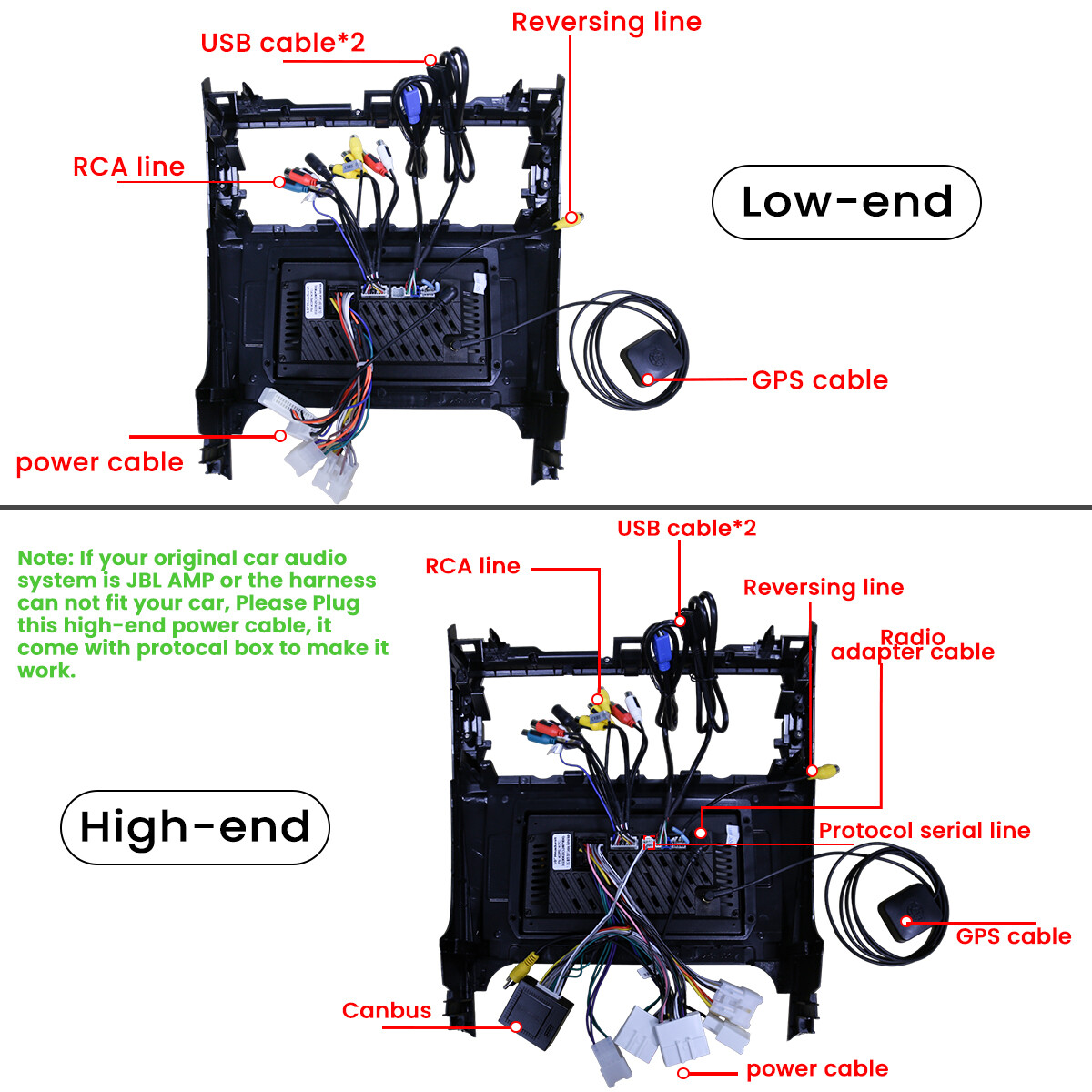 Support JBL For 2012-2014 Toyota Camry Radio Car Carplay Android GPS Navigation