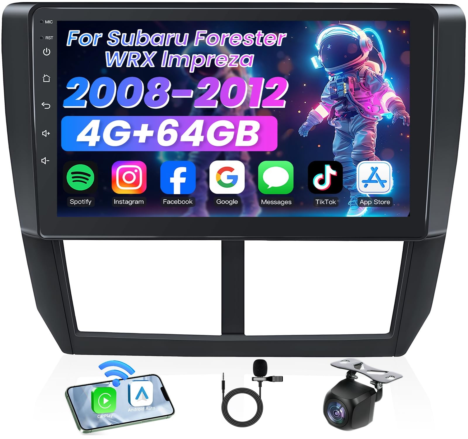 Apple CarPlay For Subaru Forester Impreza 2009 2010 2013 Car Stereo Radio Navi