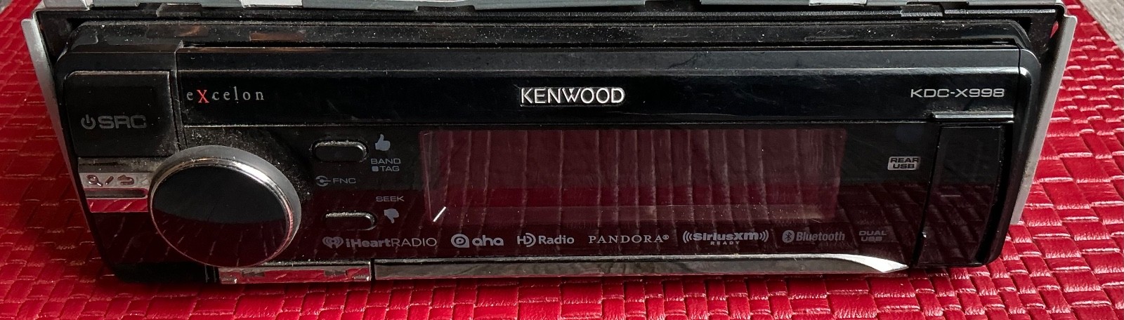 Kenwood Excelon KDC-X998 1 DIN In-Dash Radio Receiver Bluetooth USB (No Remote)