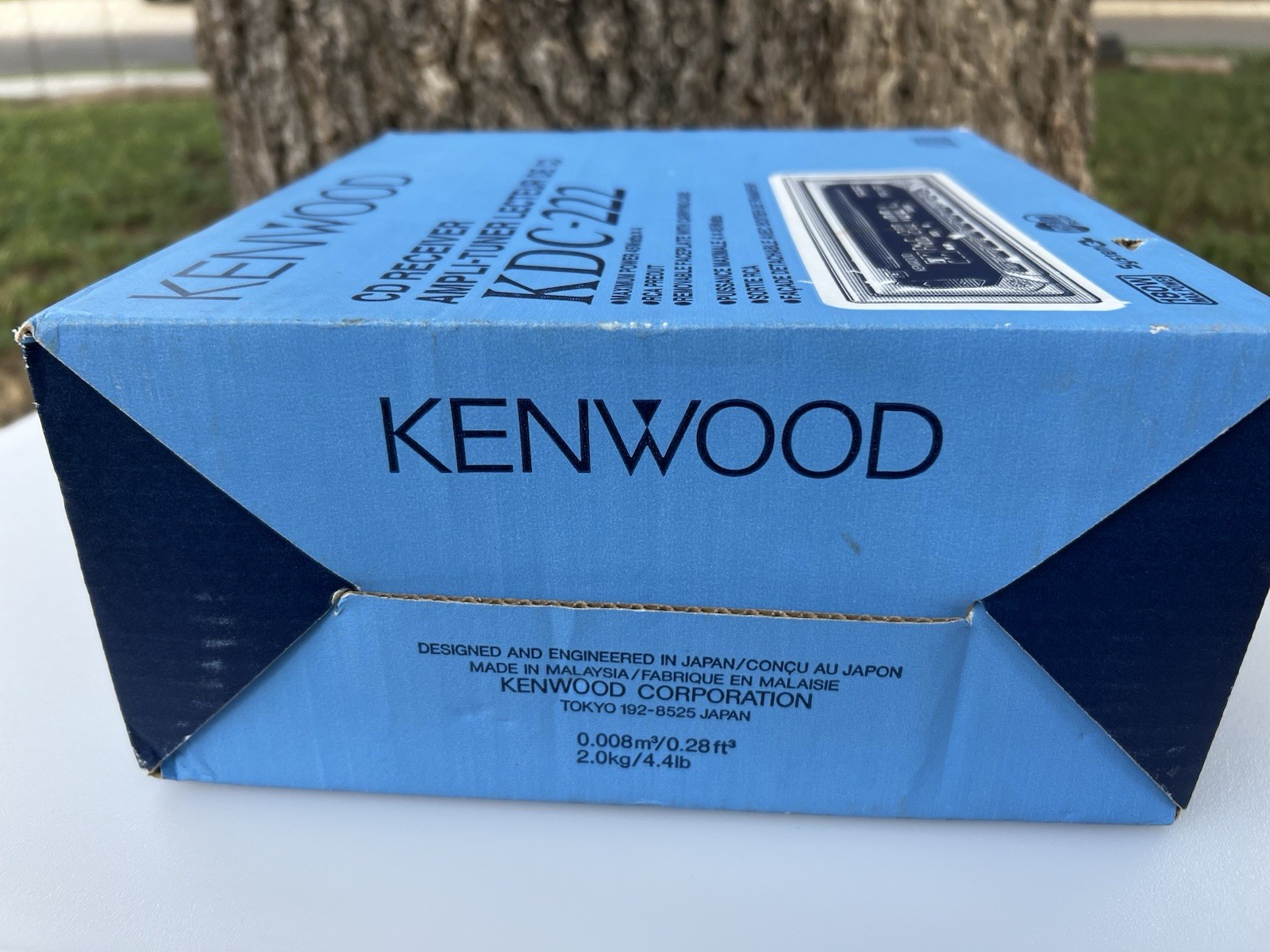 Kenwood KDC-222 Car Stereo Receiver/CD player with mounting sleeve ( New )