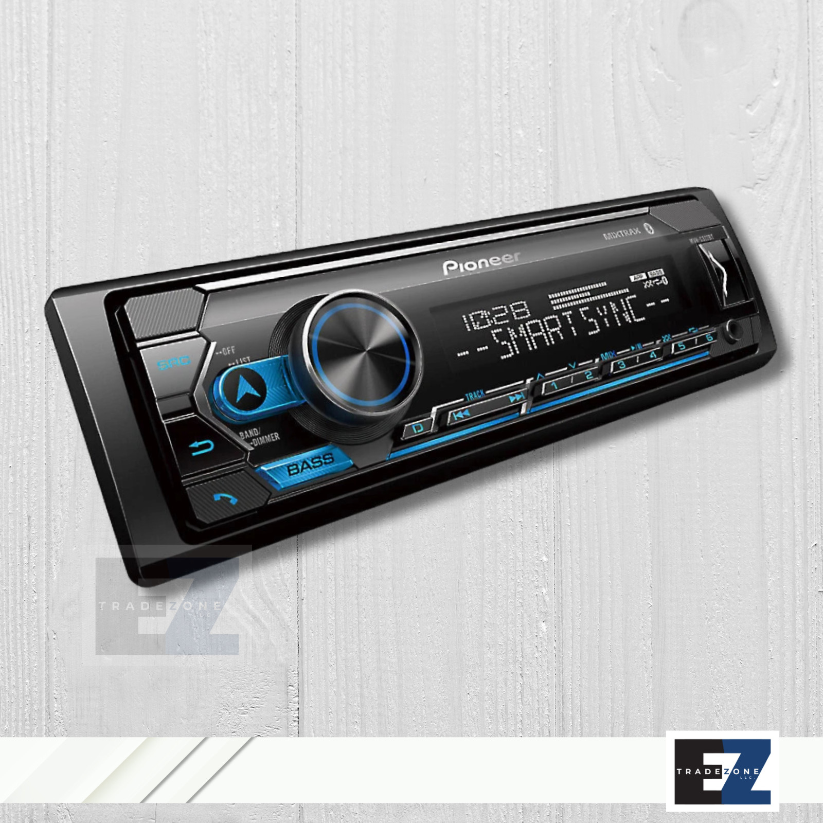 Pioneer MVH-S322BT Car Digital Media Receiver – Bluetooth, Alexa, Spotify, FLAC