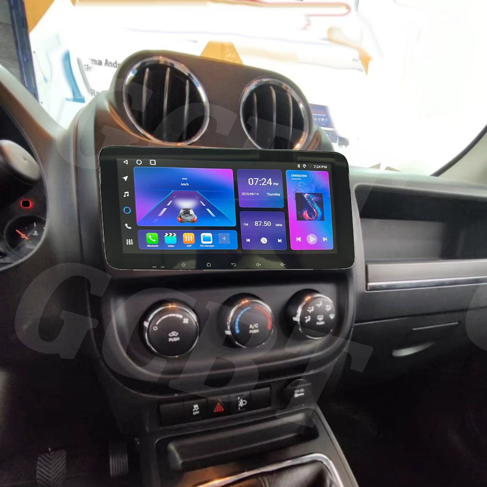 Car Stereo Radio GPS 2+64 For 2009-2016 Jeep Compass Apple CarPlay Android 15.0