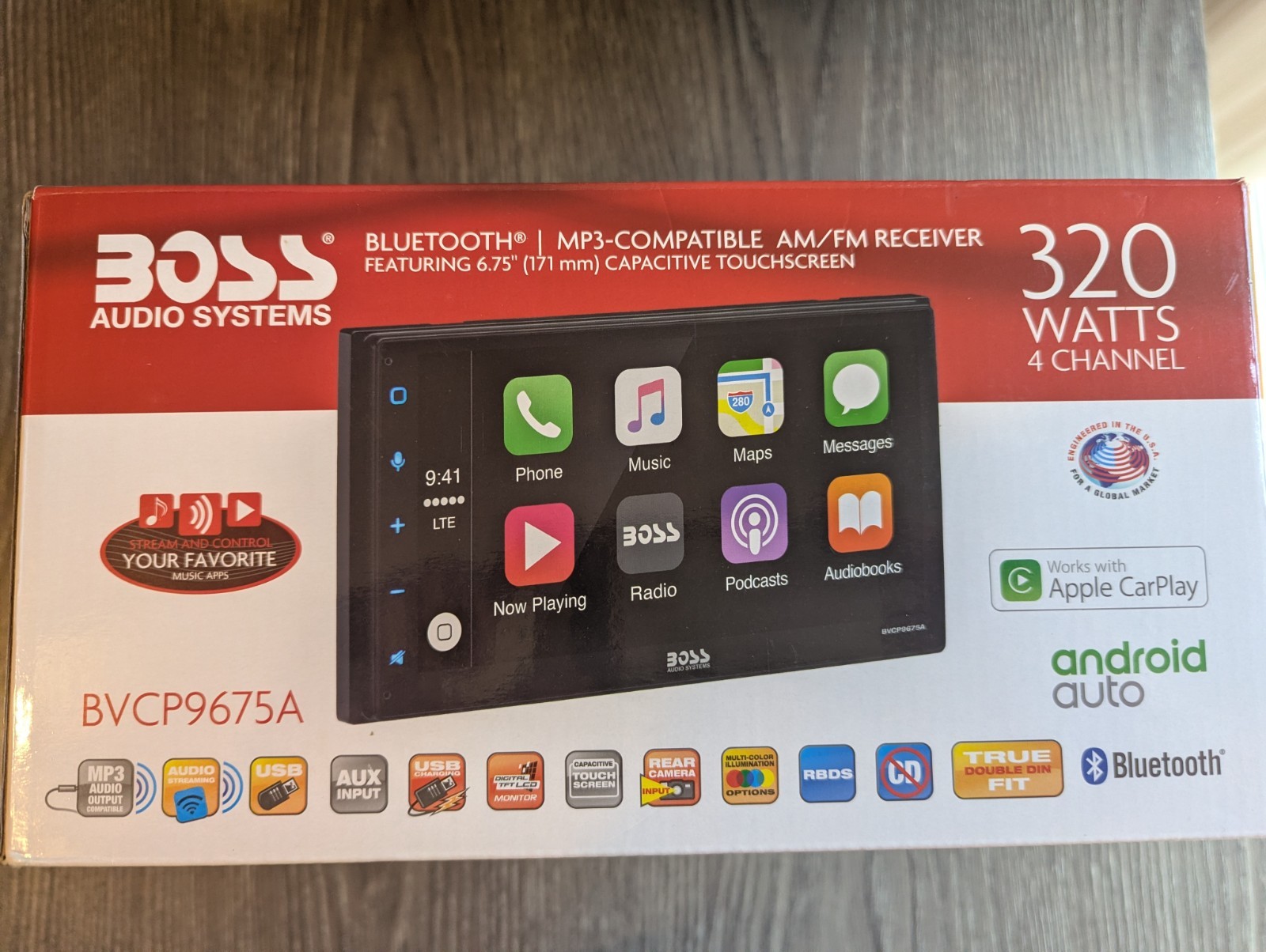 BOSS Audio Systems BVCP9675A Android Auto Car Multimedia Player