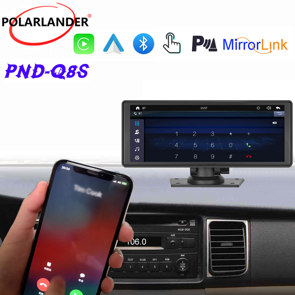 10.26 inch Touch Screen Portable Wireless Carplay Car Stereo Radio Bluetooth MP5