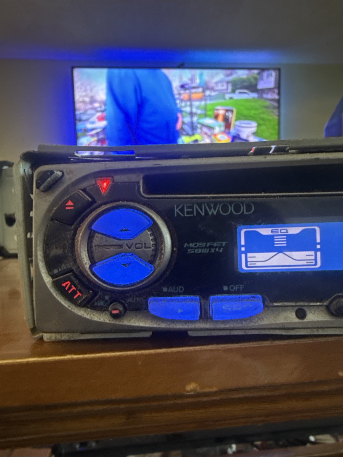 VINTAGE KENWOOD KDC-205 AUTOMOBILE CAR CD Player Receiver Head Unit – TESTED