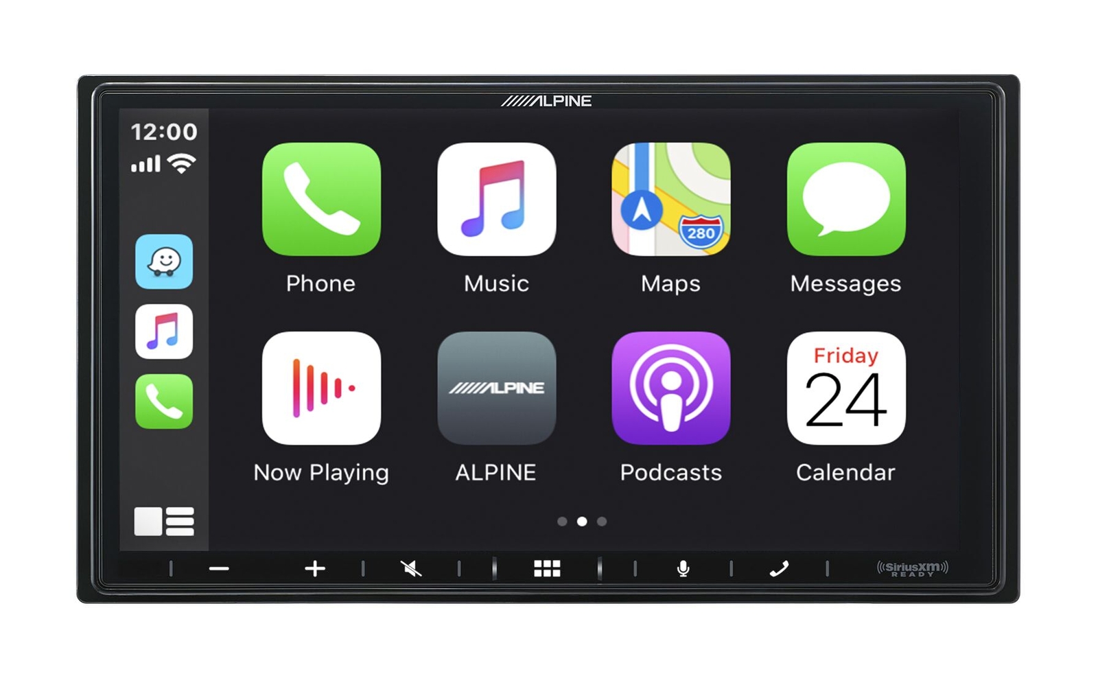 Alpine iLX-W650 Car Stereo 7 Inch Mechless Ultra-shallow AV System with Apple Ca