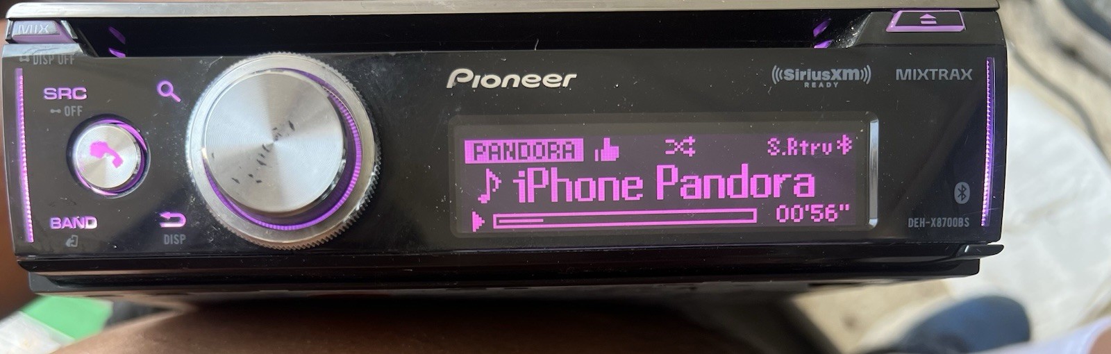 OLD SCHOOL. Pioneer DEH-X8700BS CD receiver Bluetooth App Android Pandora Talk
