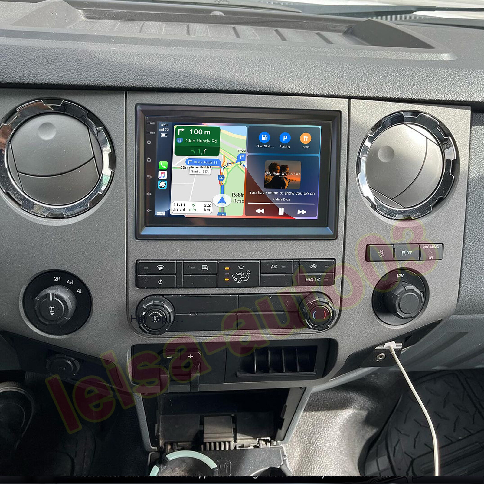 Car Radio Wireless CarPlay 2+64G Android 15 Navi Wi-Fi For 2004-2014 F250 F-350