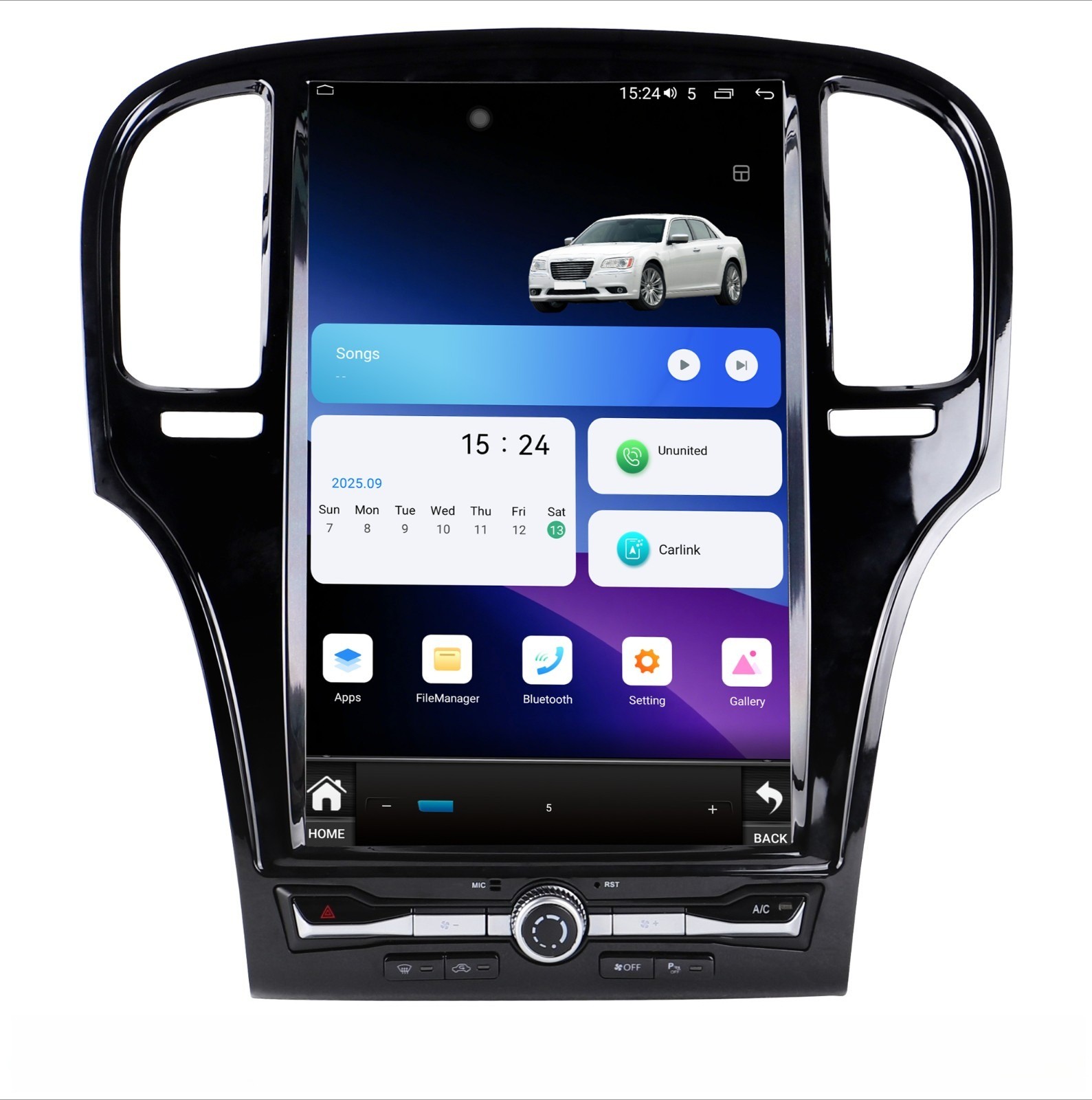 14.5″ For Chrysler 300C Tesla Style Car Radio GPS Navigation Upgrade 4+64GB