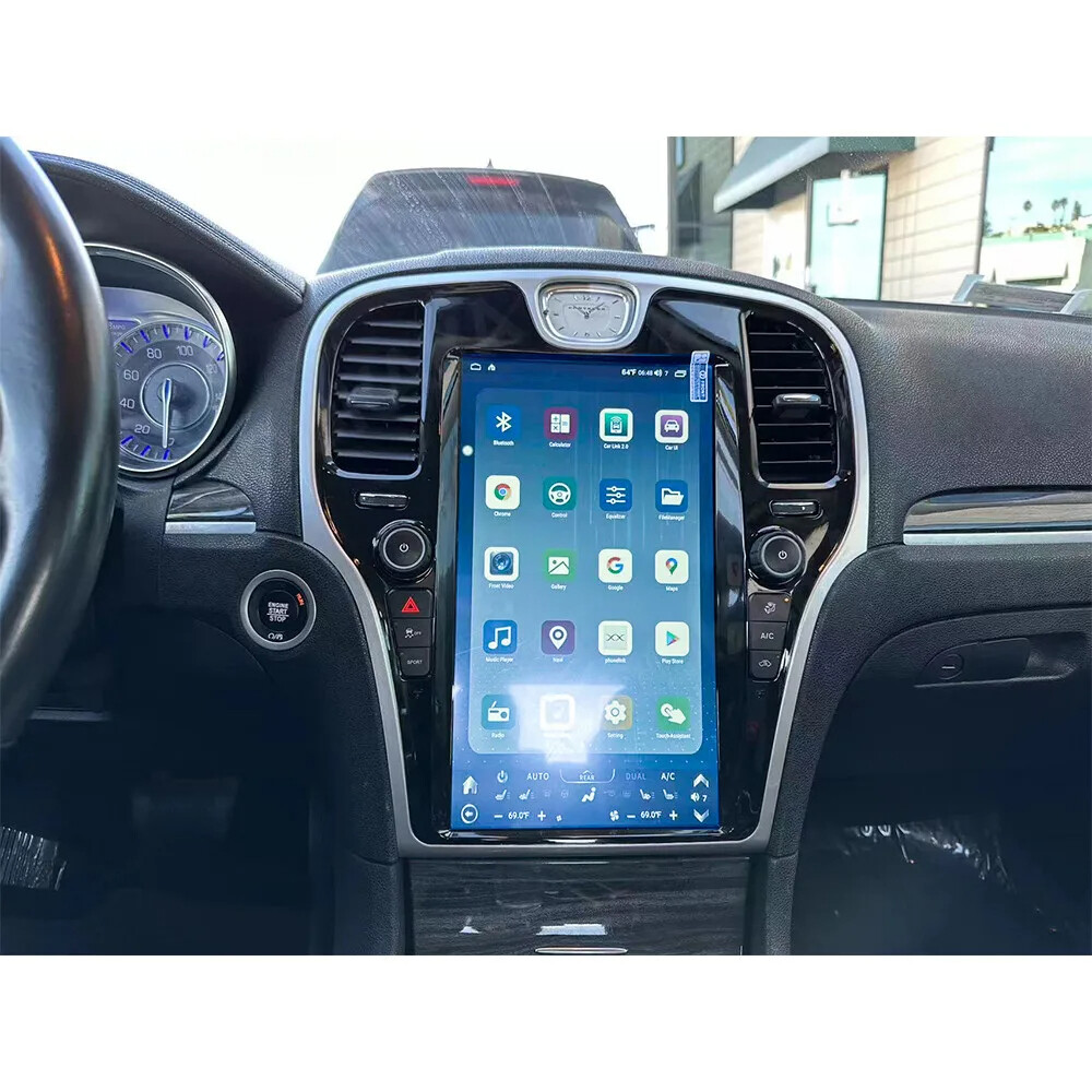 13.6″ Android 12.0 Tesla Style Car Gps Navigation For Chrysler 300c 300s 13~23