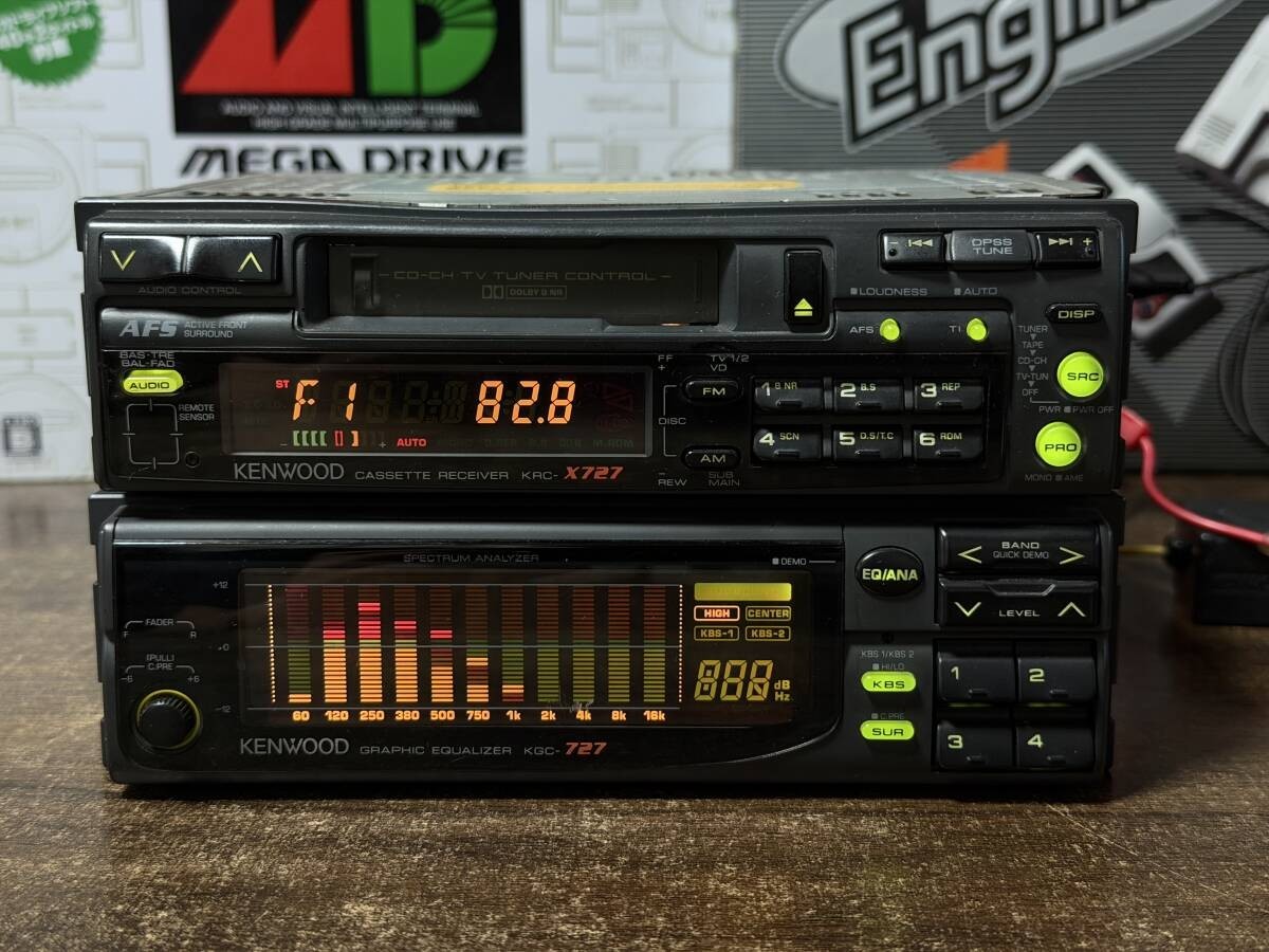 Kenwood KRC-X727 KGC-727 JDM Cassette Receiver Graphic Equalizer – Serviced