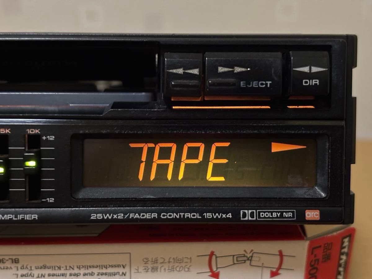 Pioneer Carrozzeria KEH-7050 1DIN Car Audio Cassette Player Equalizer Tested