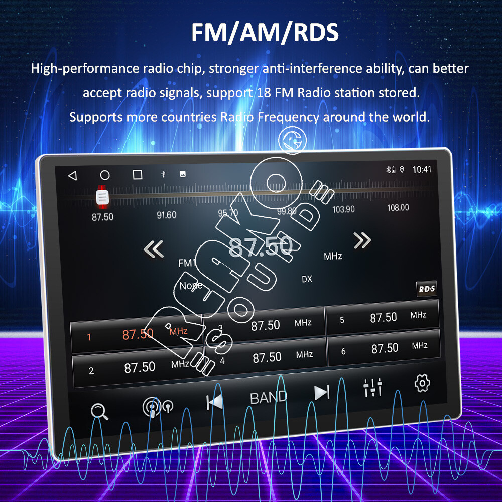 13.1”Android 13 QLED 4+64GB Car radio stereo 4G DSP Carplay Screen GPS Navi SWC