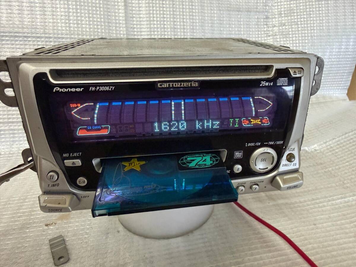 Pioneer Carrozzeria FH-P3006ZY 2DIN CD MD Player USB AUX Toyota Daihatsu Japan