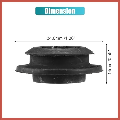 2pcs Upper Rubber Cushion Bushing Radiator Mount Insulator for Toyota Corolla