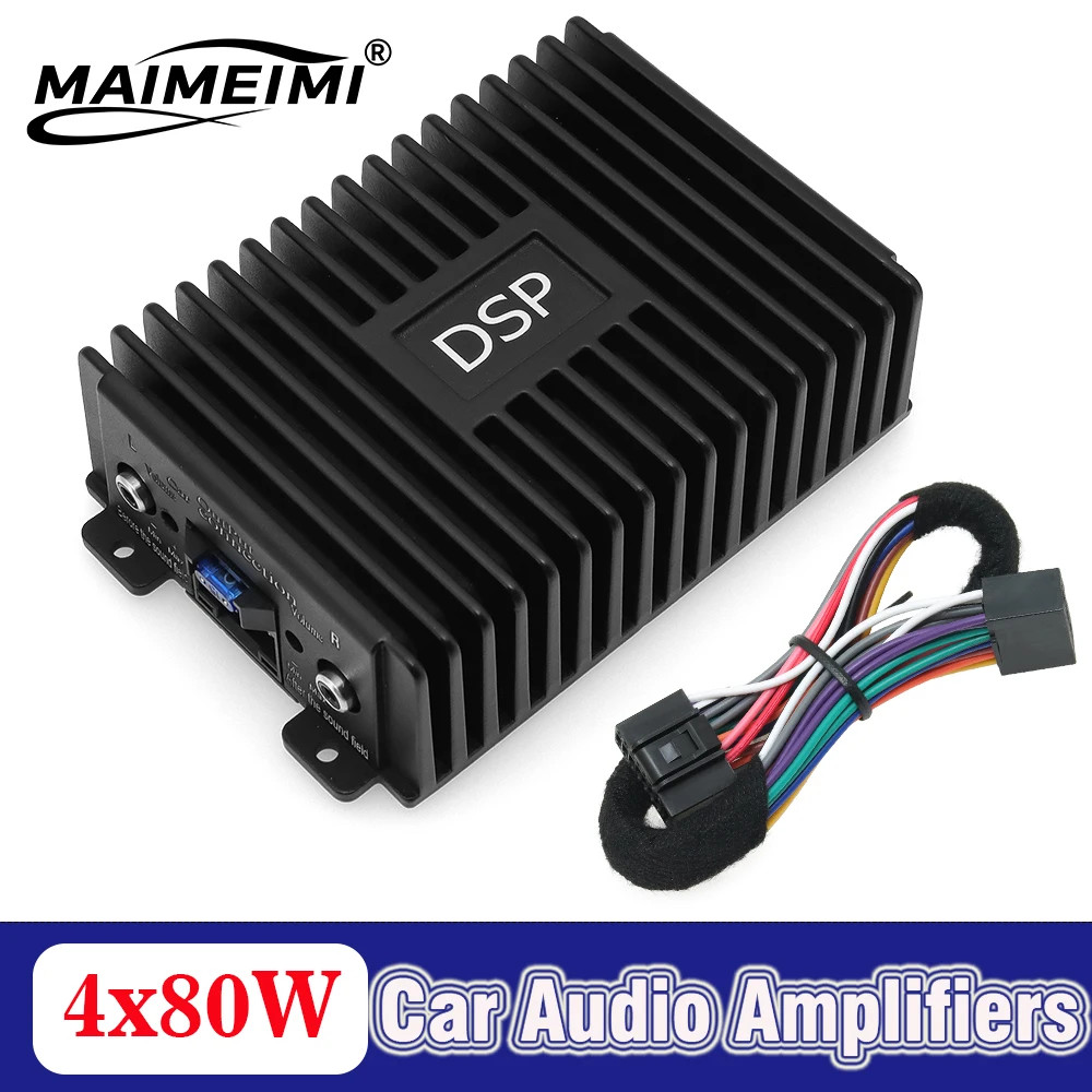 Car DSP 4 Channel Radio Amplifier Equalizer for Android Radio Non Destructive Mo