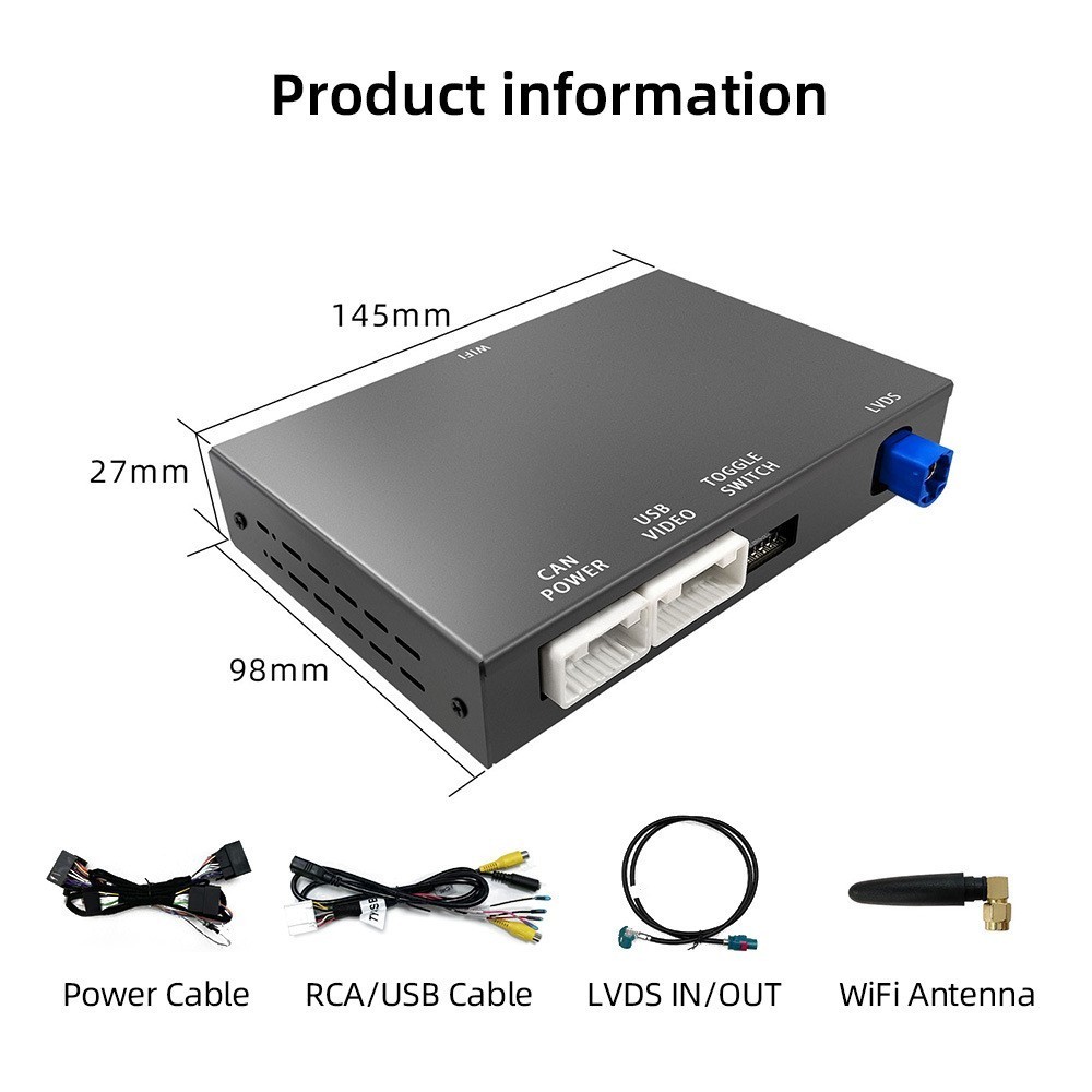Wireless CarPlay Android Auto Retrofit Kit For Volkswagen With MIB1/MIB2 System