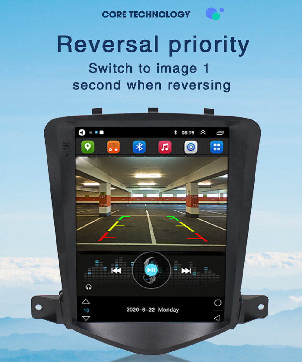 9.7” Android10.1 Car Radio GPS Wifi Stereo Player RDS For Chevy Cruze 2009-2015