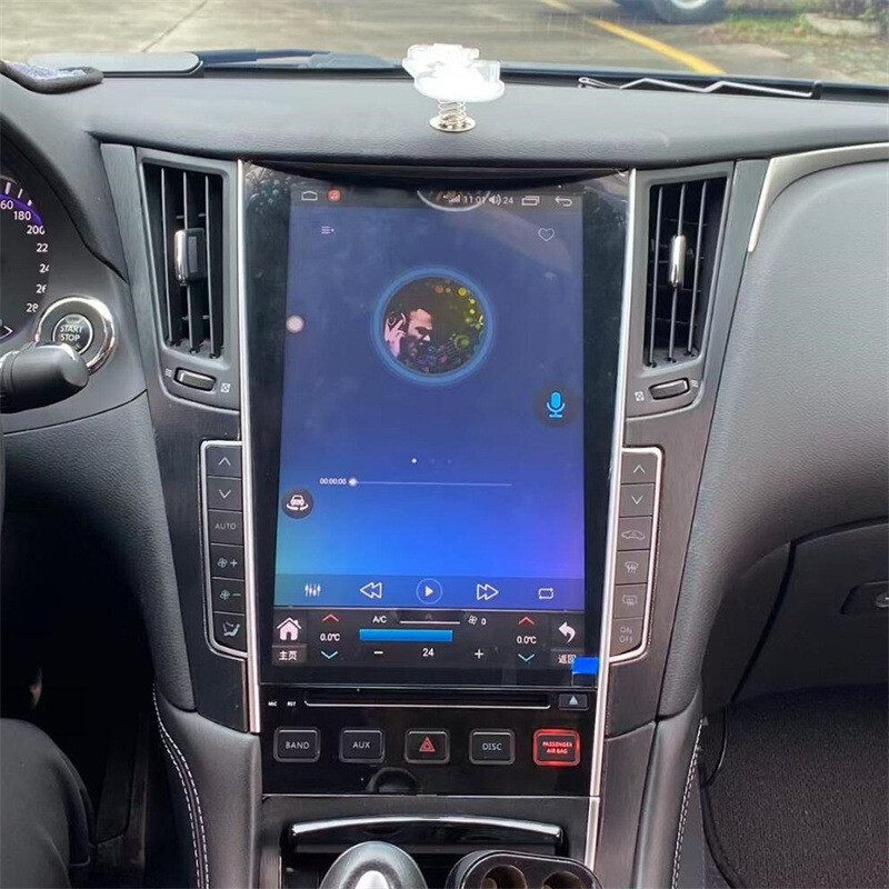 Tesla Style Car Radio GPS Navigation CarPlay For Infiniti Q50 Q60 2013-2023 32GB