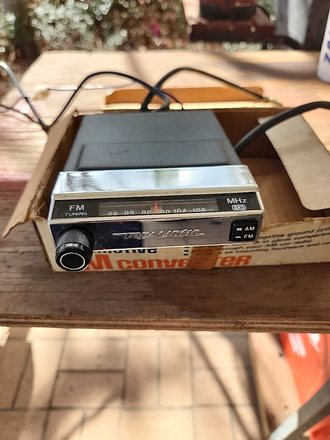 CAR STEREO Radio FM Converter 12v Realistic Radio Shack NOS in Box
