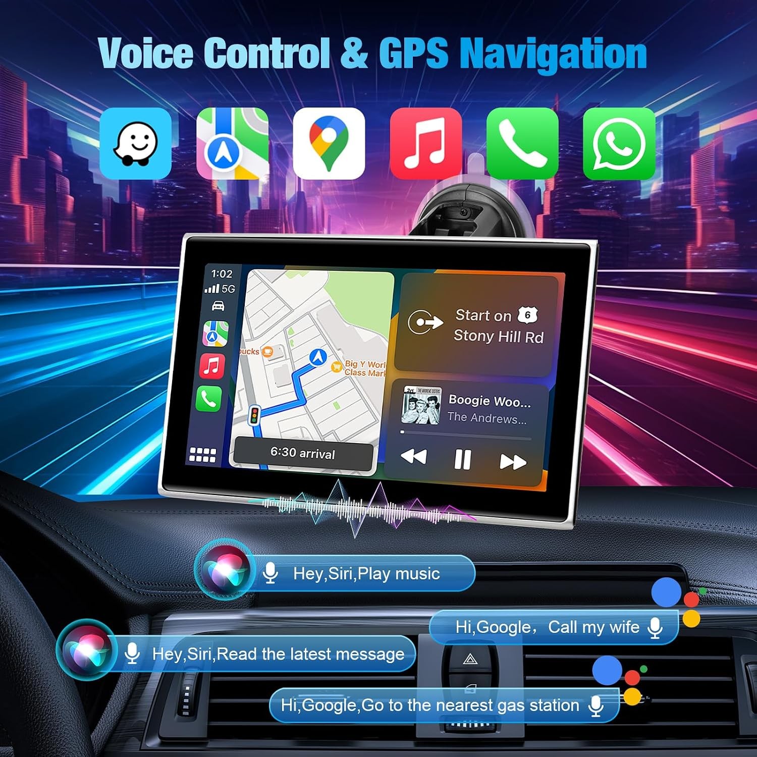 HD Touchscreen Auto Display 7in