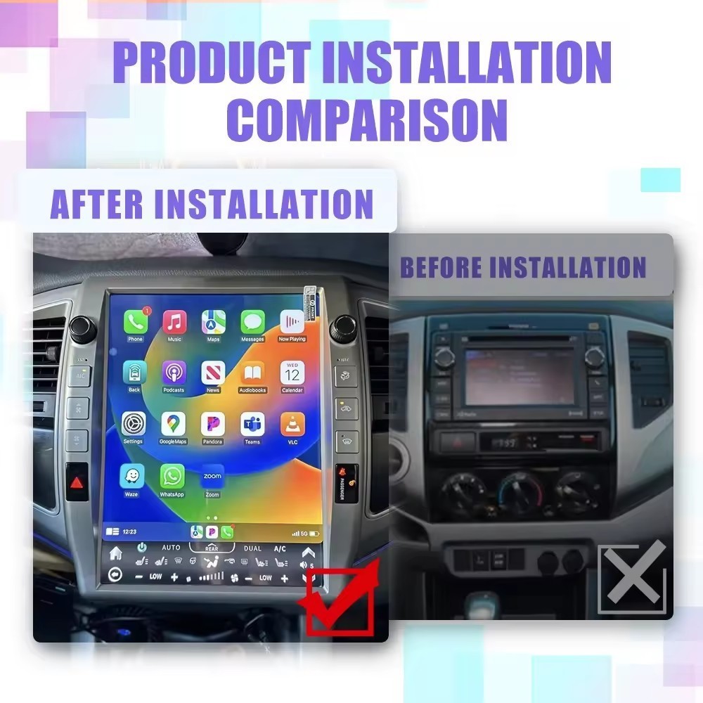 128G For Toyota Tacoma 2005-2015 Android 13 Car Stereo Radio Carplay GPS Navi FM