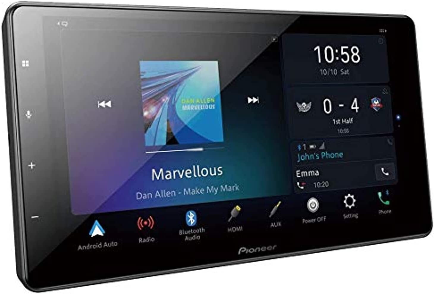 Pioneer DMH-ZF9350BT 9″ HD Floating AV Receiver Wireless Apple CarPlay Android