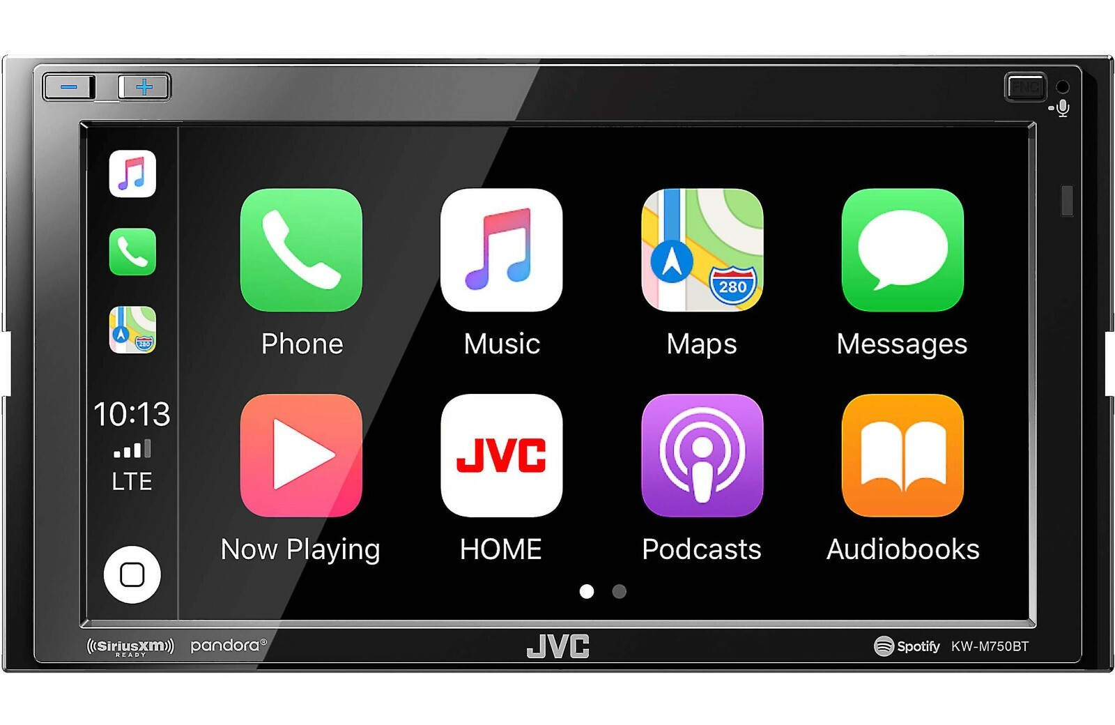 JVC KW-M750BT Android Auto Apple CarPlay iPhone Pandora XM Bluetooth Media 6.8″
