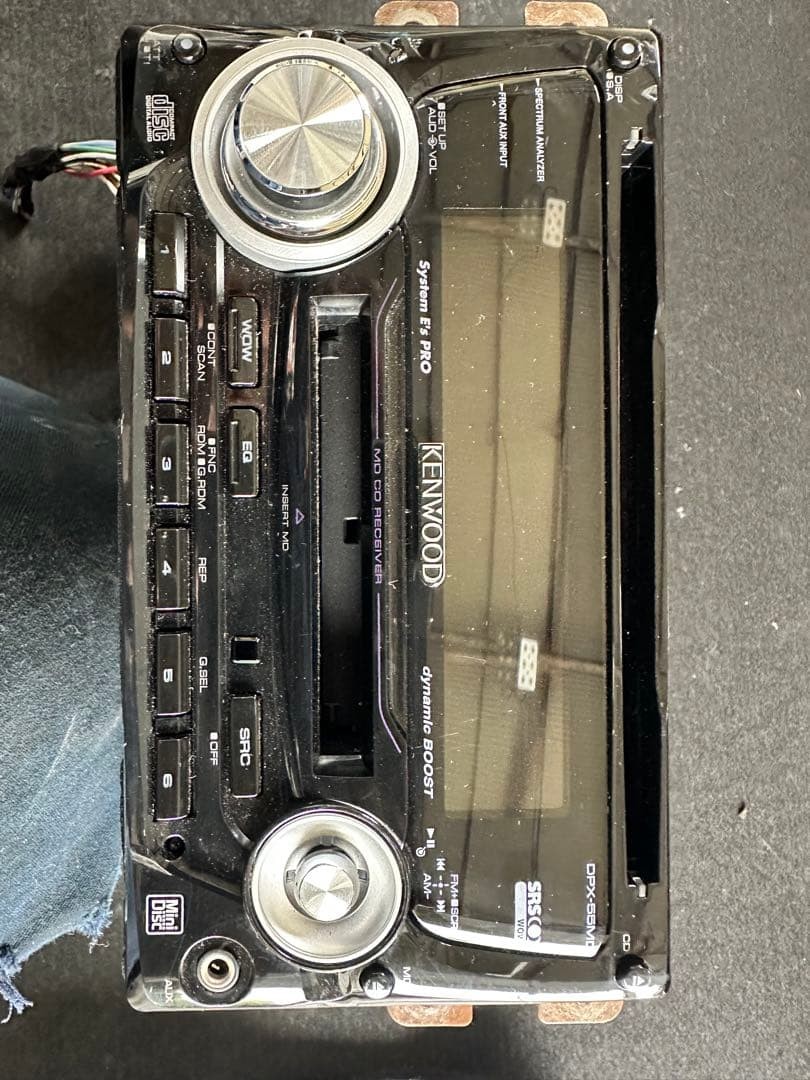 KENWOOD DPX-55MD CD MD Receiver Car Audio Head Unit Stereo Player Tested Working