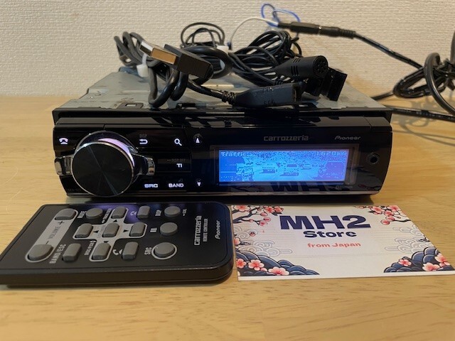 Carrozzeria Pioneer DEH-970 1DIN CD/Bluetooth/USB/AUX Car Audio Tested Working