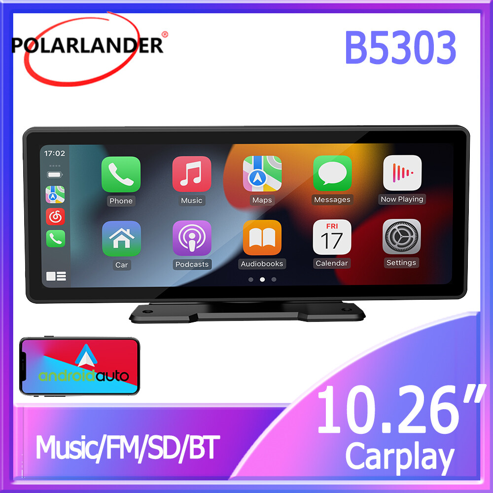 10.26 inch Android Auto Wireless Apple Carplay Car Stereo Bluetooth Touch Screen