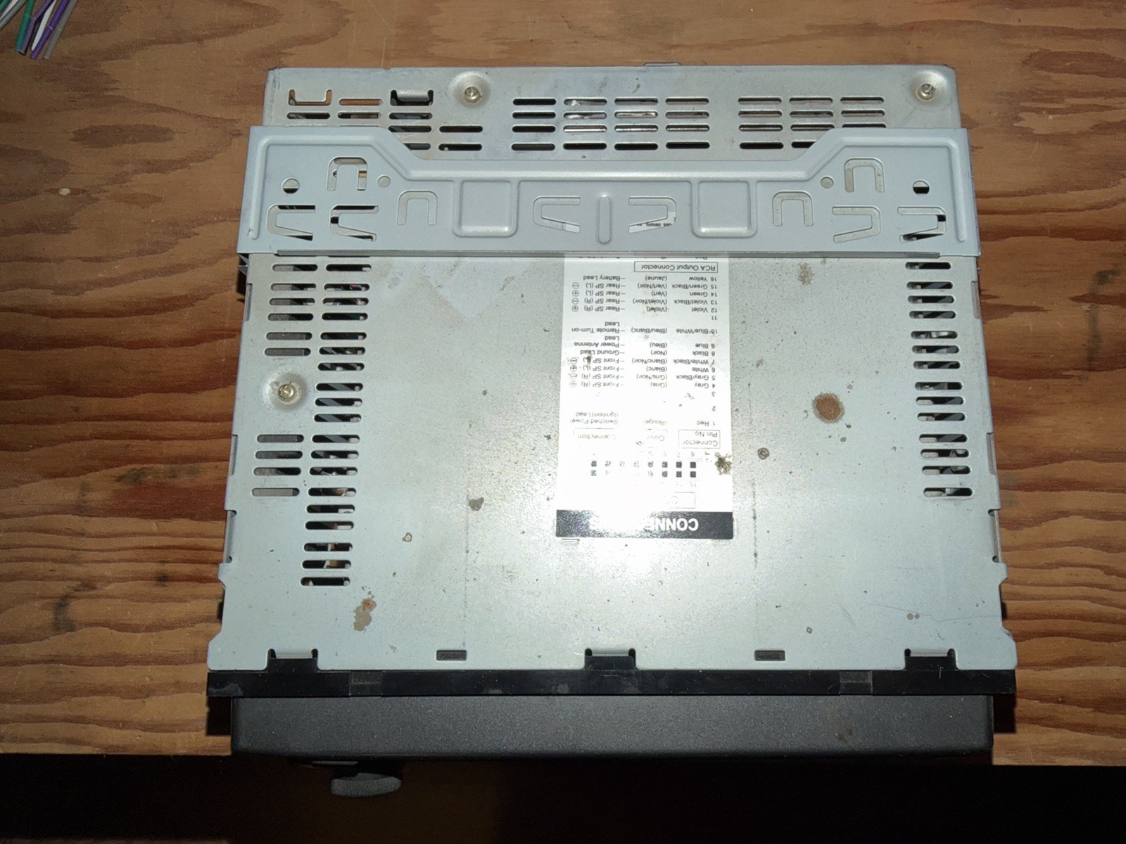 Alpine Old School Car Stereo Dash CD Player BBE AI CDA-7839