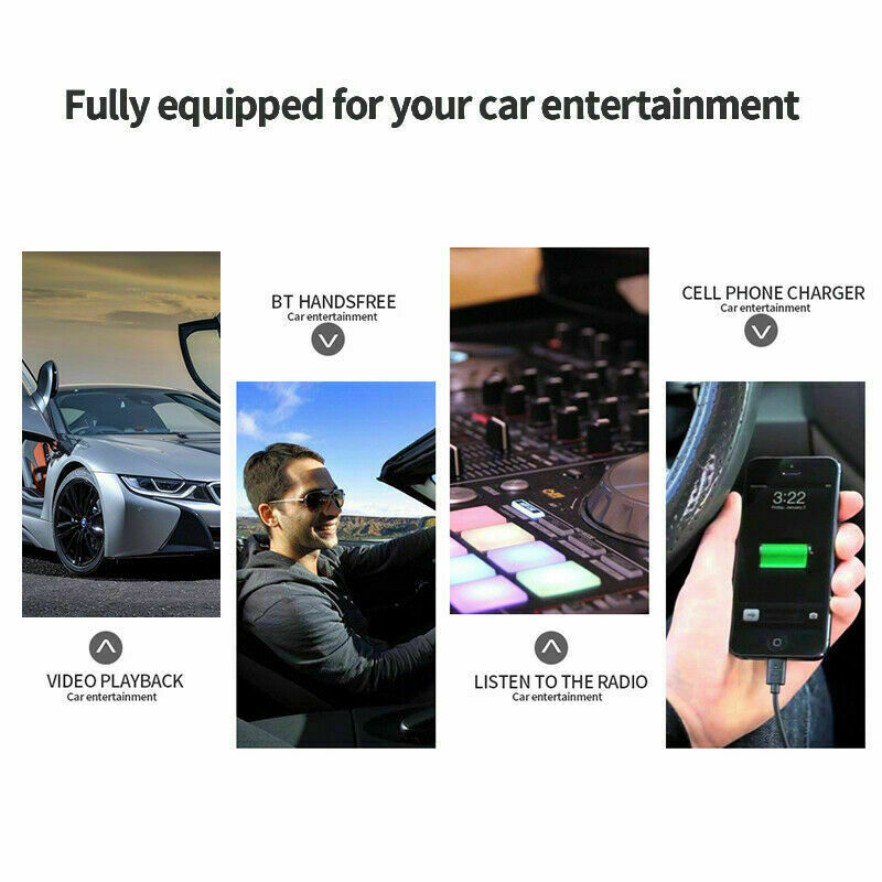 Single 1 Din Car Radio DVD CD MP3 Player Audio Stereo FM Bluetooth In-dash Unit