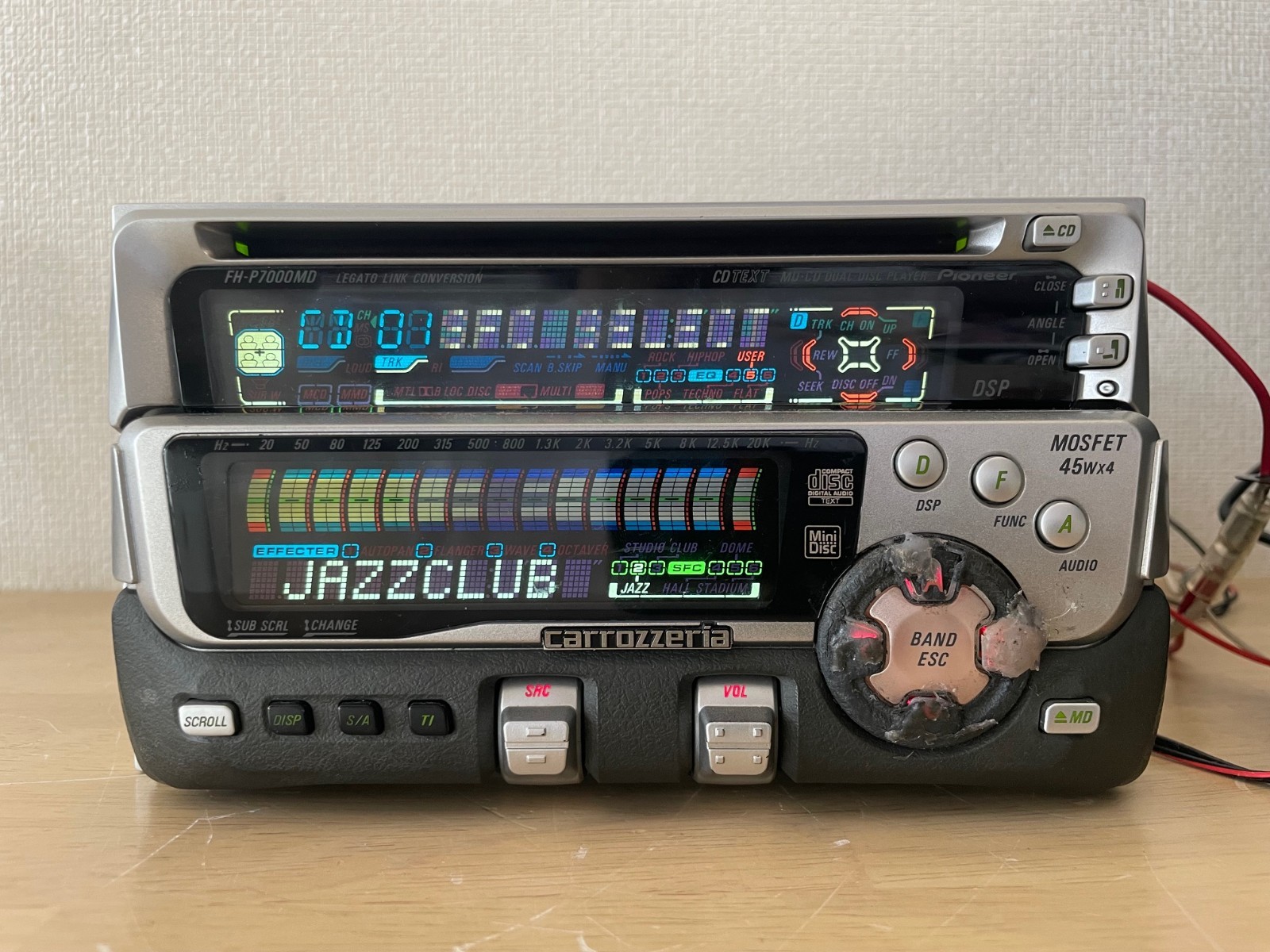 Pioneer Carrozzeria FH-P7000MD 2Din Car Audio MD CD Player
