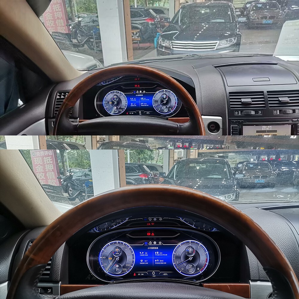 Car LCD Digital Cluster For Volkswagen Touareg 03-10 Instrument dashboard Virtua
