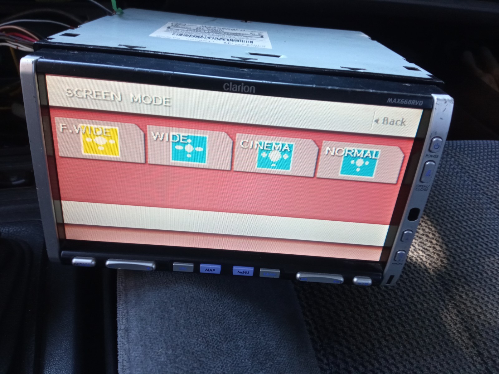 Clarion Max668rvd Max 668 Rvd Car Radio