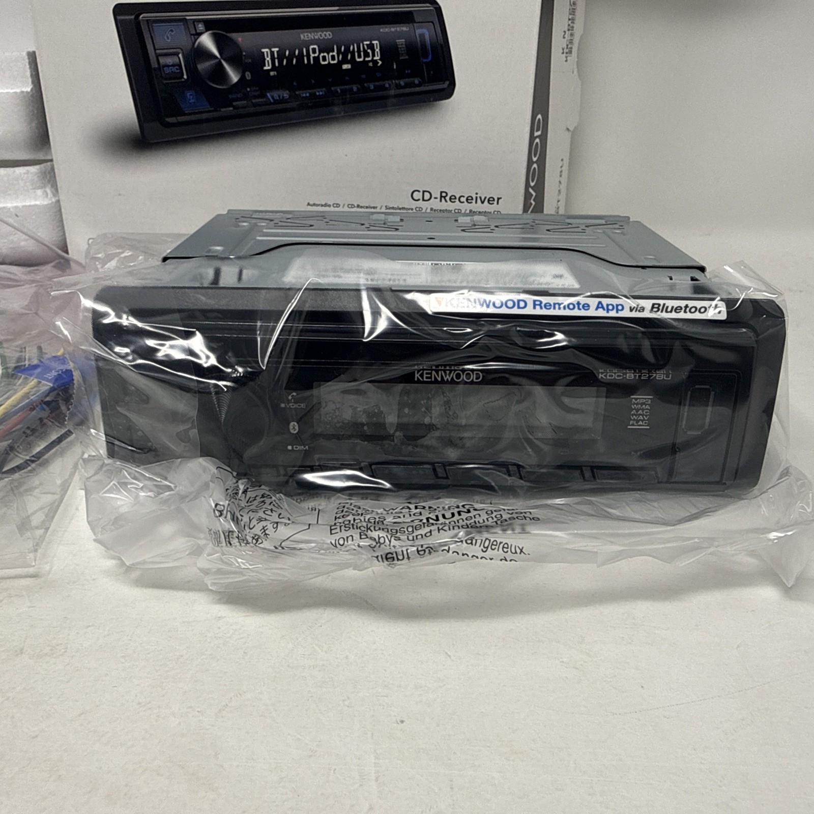 Kenwood CD Receiver with Bluetooth (KDC-BT278U)