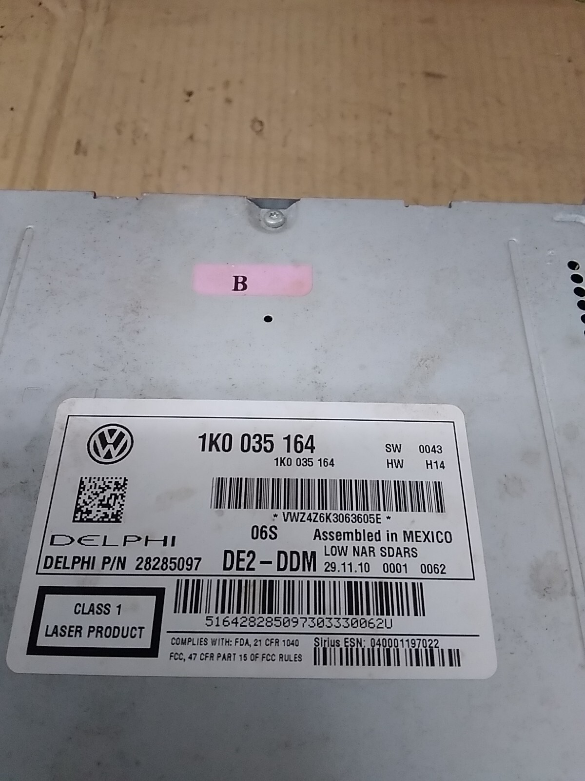 2011 2012 VOLKSWAGEN JETTA W/O CITY REC NAV AM-FM-CD-SAT RADIO